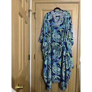 Soft Surroundings Kimono Style Dress tie waist Women’s L/XL